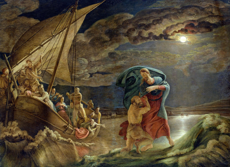 Pierre sur la mer de Philipp Otto Runge